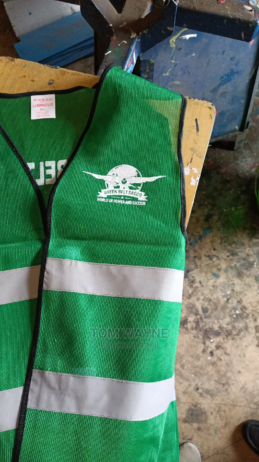 Green Reflector Jackets Branded Your Style