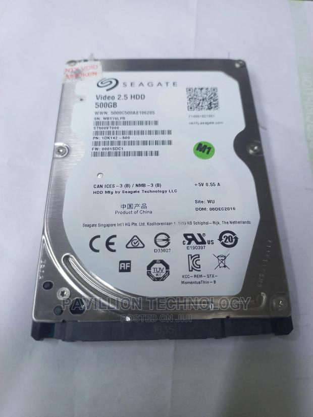 Seagate 2.5 500gb - main view