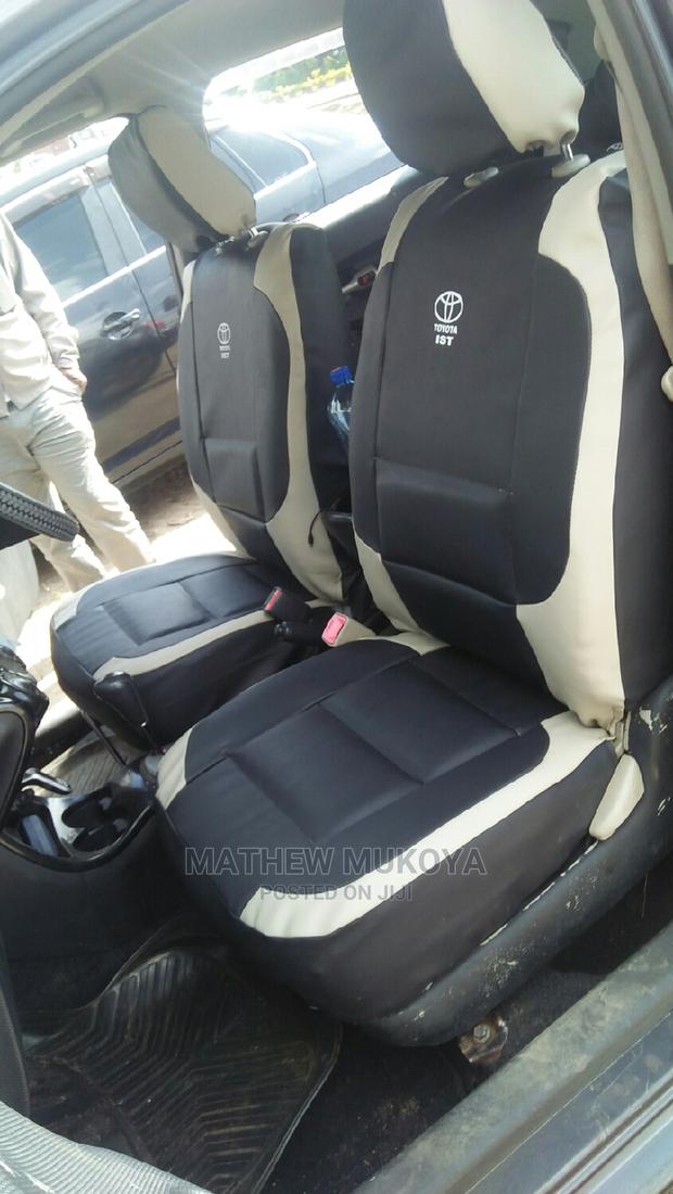 Dark Themed Interior Car Seat Covers