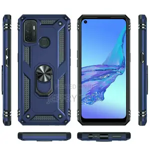 Case for Oppo A53 A15 A53S Shockproof Ring Armor Stand Rugge