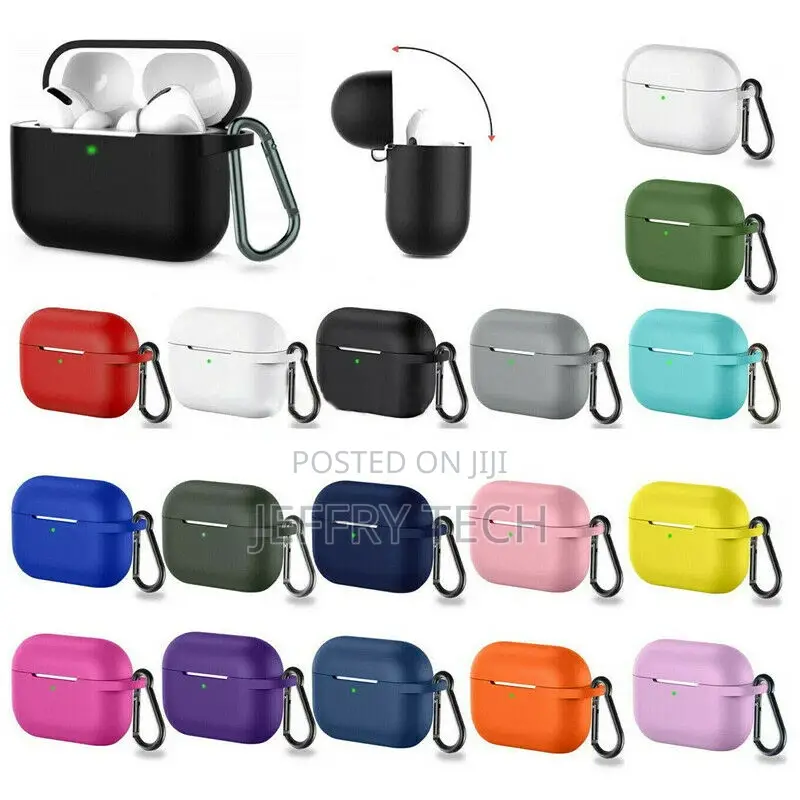 Airpods Pro 3 Silicone Case+Keychain Protective Cover Skin W