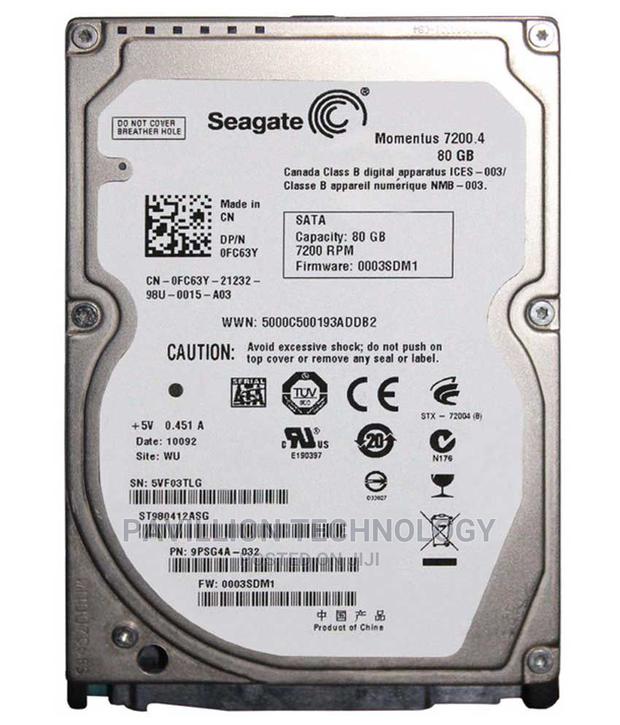 80 Gb Sata Hdd Laptop - main view