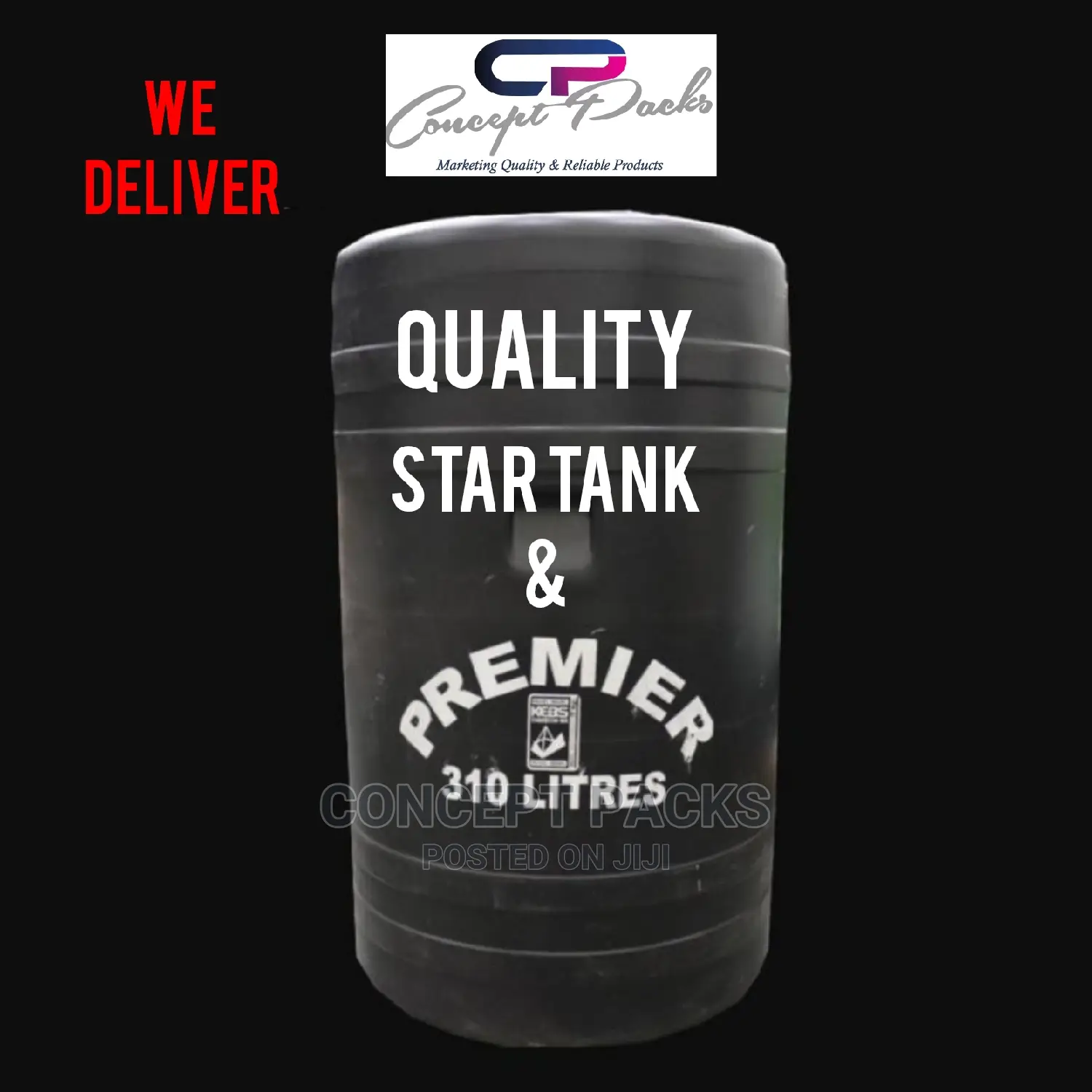 320 Litre Water Storage Tank.