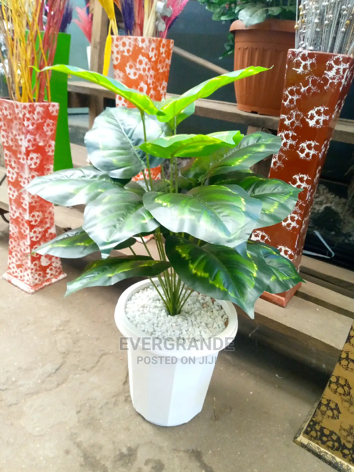 Green Artificial Flowers: