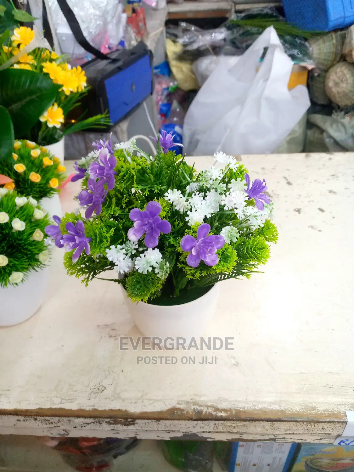 Purple Flowers- Artificial