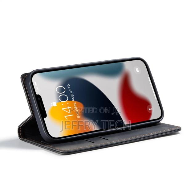 Caseme Wallet Magnetic Case for iPhone 13 Pro Max, Leather W - thumbnail 2