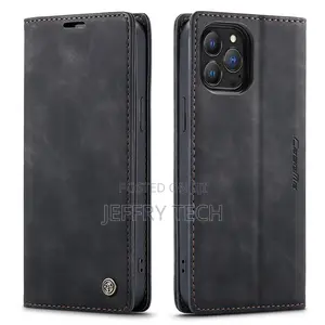 Caseme Wallet Magnetic Case for iPhone 13 Pro Max, Leather W
