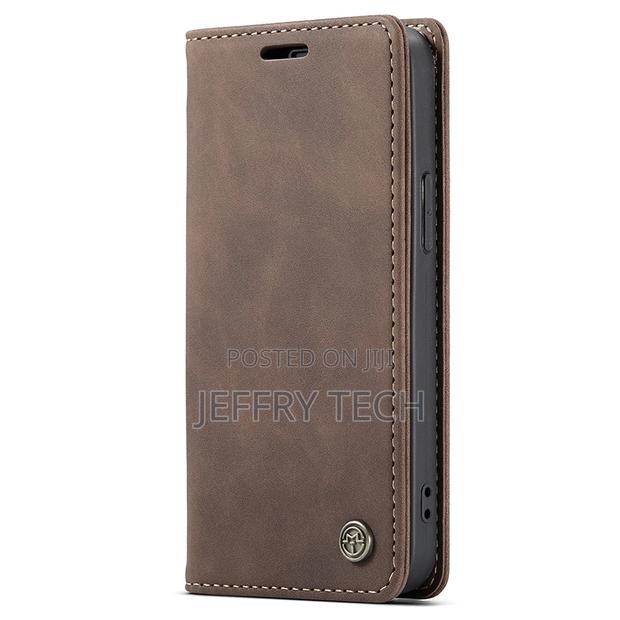 Caseme Wallet Magnetic Case for iPhone 13 Mini, Leather Wall - main view