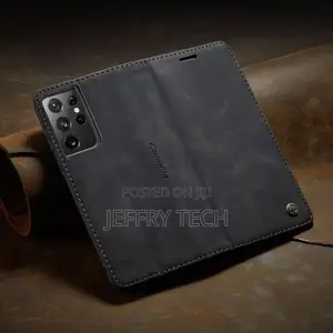 Samsung Galaxy S21 Ultra 5G Case, Retro PU Leather TPU Inner