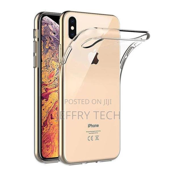 iPhone XS Max Case, Ultra Slim Transparent Clear Soft TPU C - main view