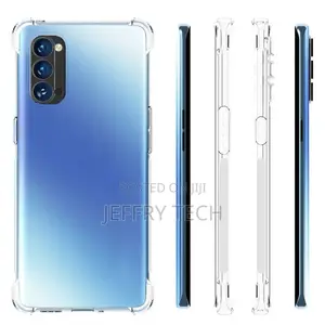 OPPO Reno 4 Pro 5G Case, Transparent Soft TPU Reinforced Cor