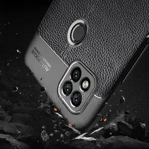 Redmi 9C Case, Litchi Skin Anti-Slip Resilient TPU Armor Ult