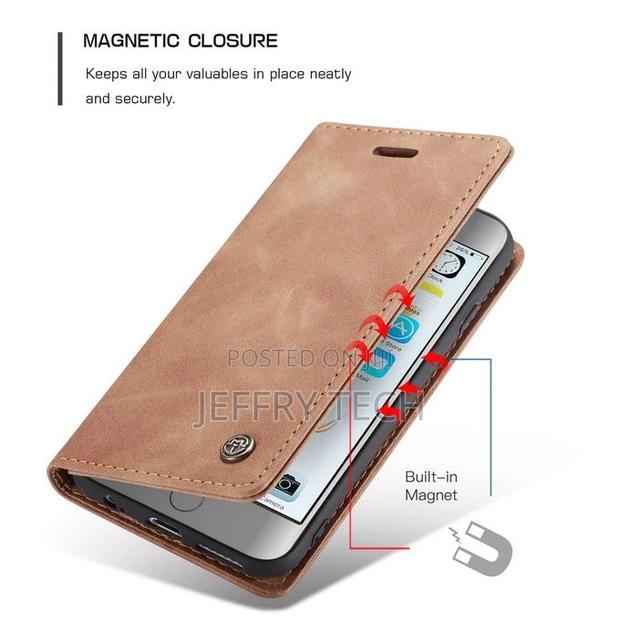 iPhone 6s Plus Case, Retro PU Leather TPU Inner Wallet Case - thumbnail 2