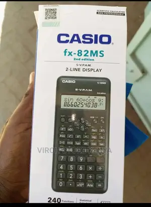 Original Casio Fx 82ms Calculator Recommended by KNEC