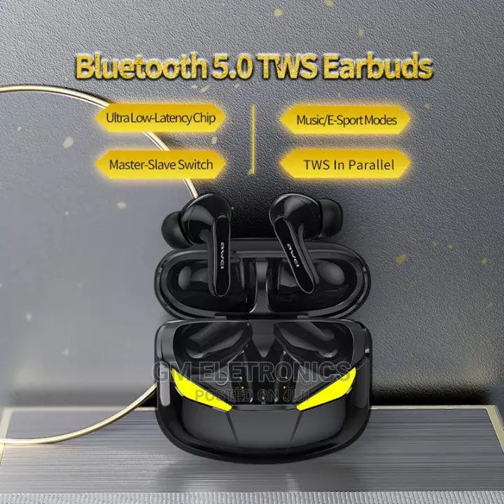 Awei True Wireless Gaming Earbuds With Charging Case.