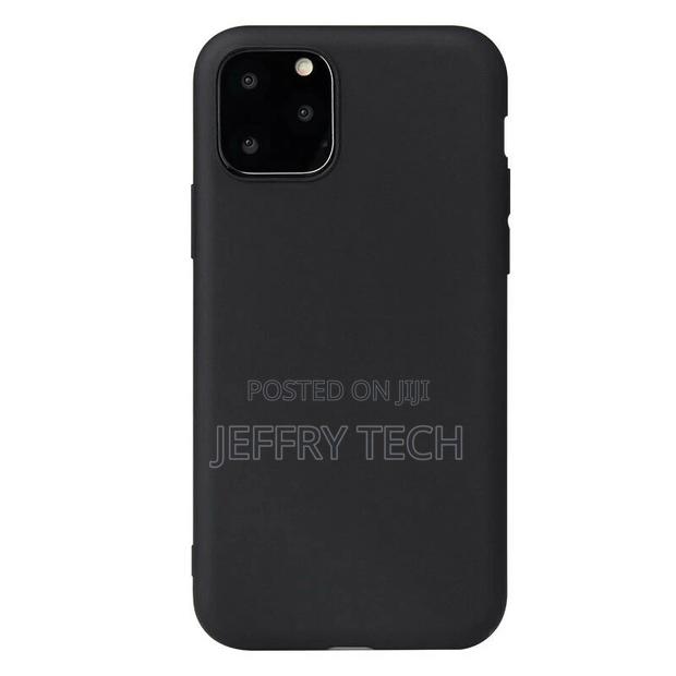 Case for iPhone 11 XR 8 7 Black Silicone Slim Back Cover - main view