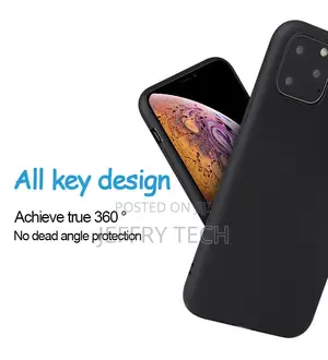 Case for iPhone 11 XR 8 7 Black Silicone Slim Back Cover