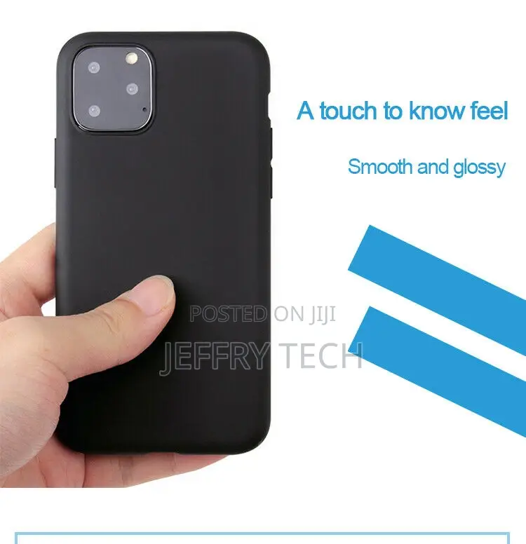 Case for iPhone 11 XR 8 7 Black Silicone Slim Back Cover