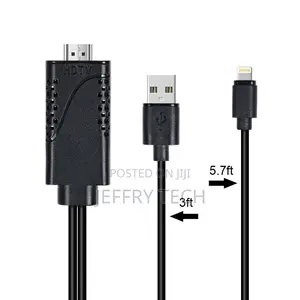 HDMI Adapter With 1080P Video Audio Output for Phone,Mirror
