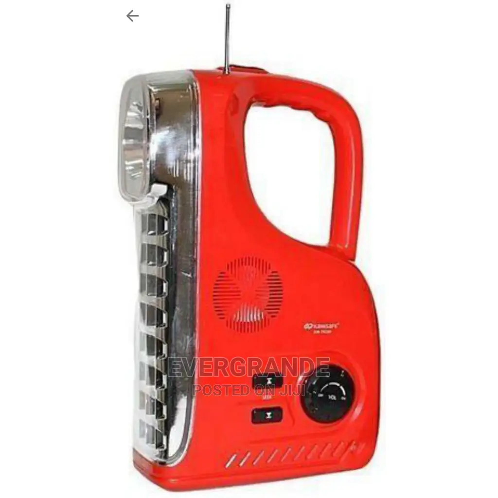 KM-7628F Rechargeable Lamp With Radio 