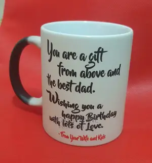 Magic Color Changing Cups With Your Pictures and Message