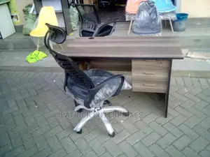 Office Desk 1.2 Meters Amd Headrest Chair