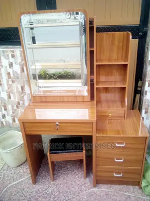 Dressing Table With a Sliding Mirror