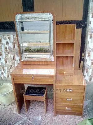 Dressing Table With a Sliding Mirror