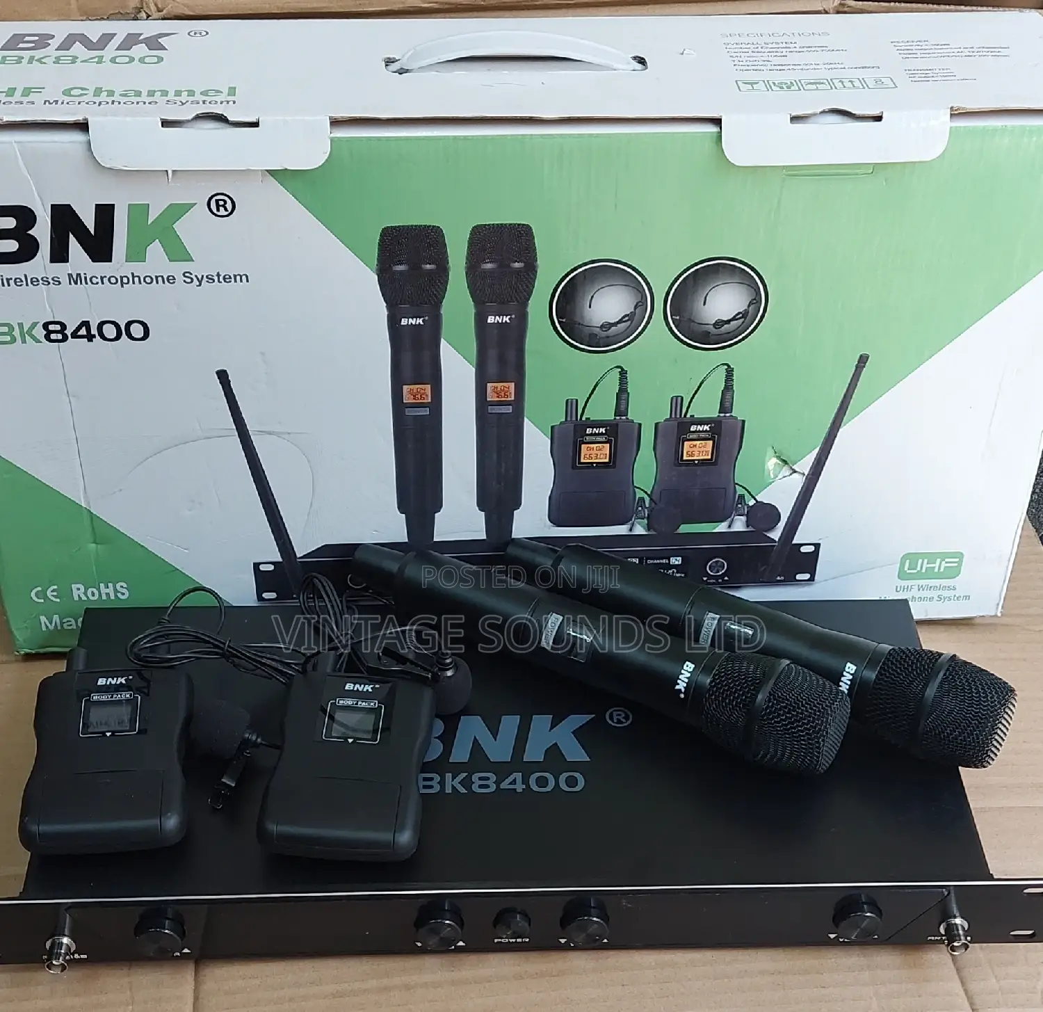 BNK Bk8400 4wireless Microphone System