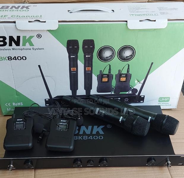 BNK Bk8400 4wireless Microphone System - main view