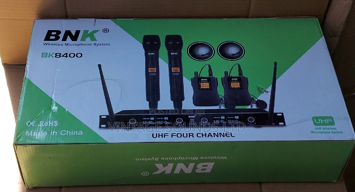 BNK Bk8400 4wireless Microphone System