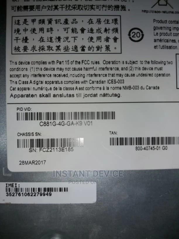 Cisco 881G Series Integrated Services Router - thumbnail 3