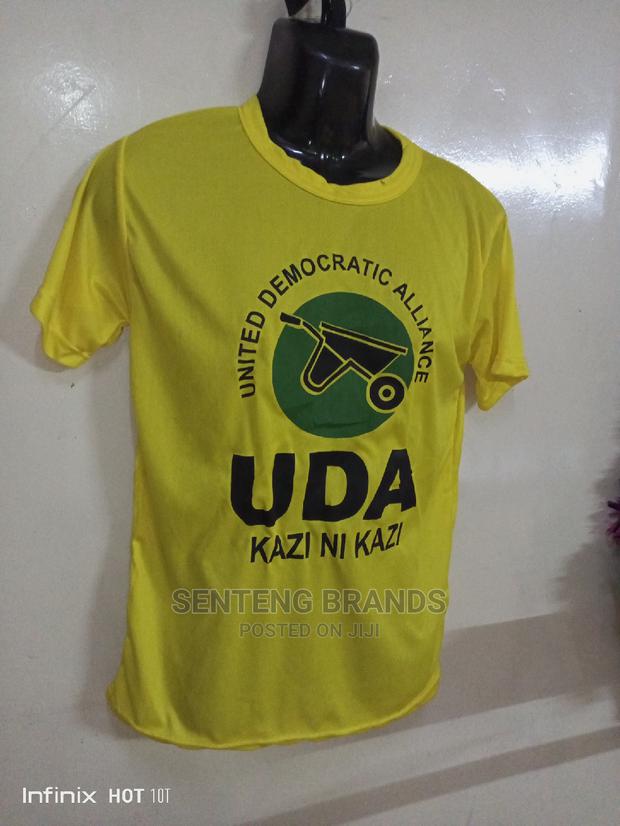Printed Yellow Campaign T-Shirts for Elections