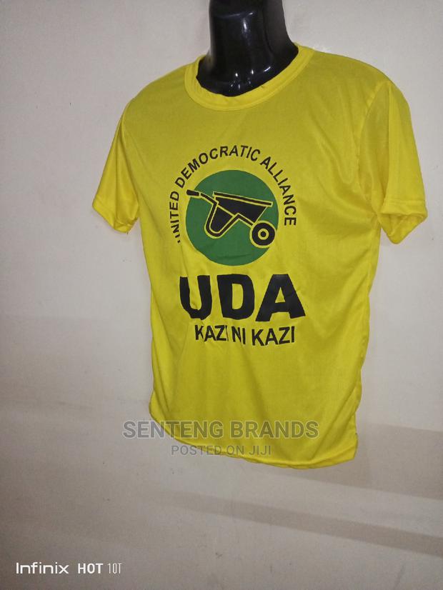 Printed Yellow Campaign T-Shirts for Elections - thumbnail 3