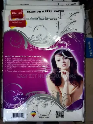 Clarion A4 Single Sided Matte Glossy Paper 100 Sheets