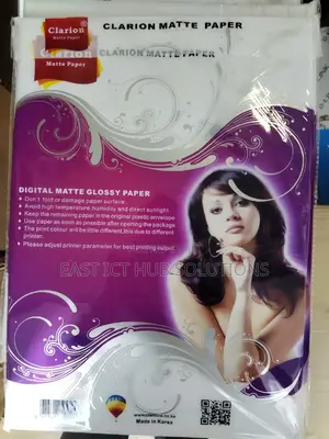Clarion A4 Single Sided Matte Glossy Paper 100 Sheets