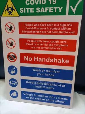 Construction Site Safety Signages And Direction Posters