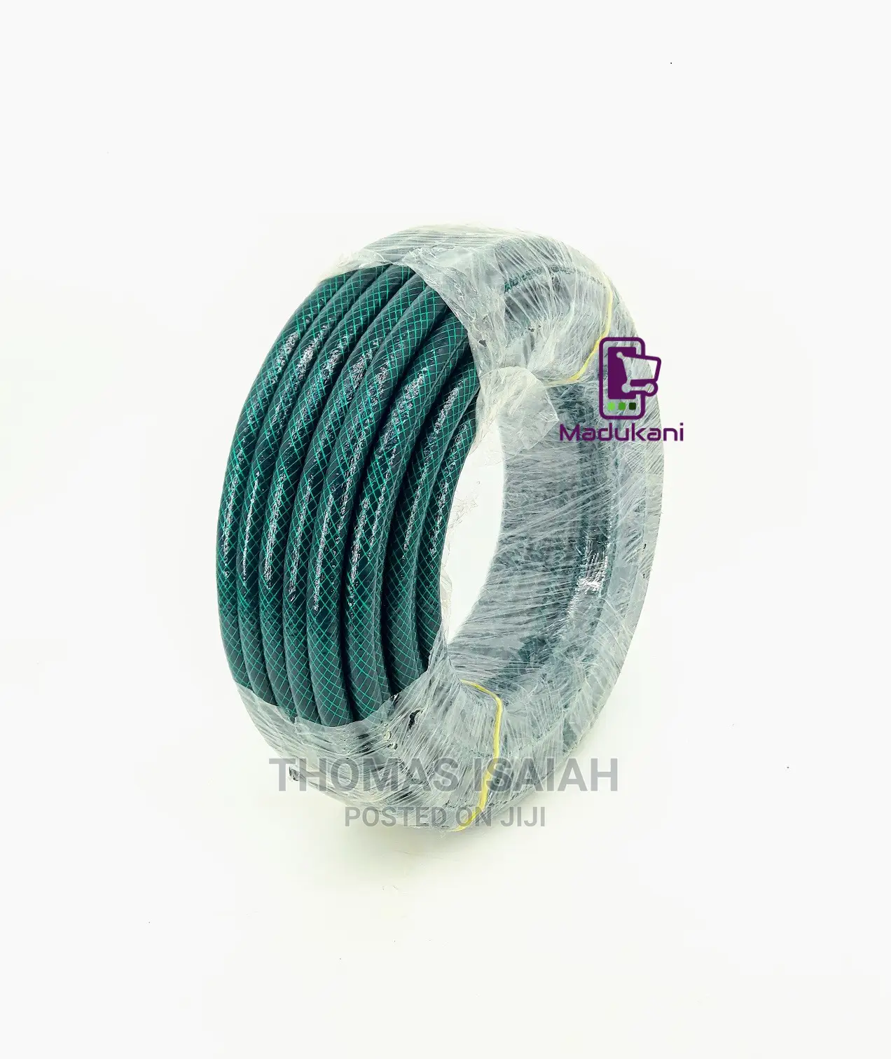 15m 3⁄4 Inch Green Braided Heavy Duty Hose Pipe