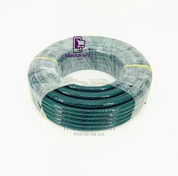 15m 3⁄4 Inch Green Braided Heavy Duty Hose Pipe - thumbnail 2