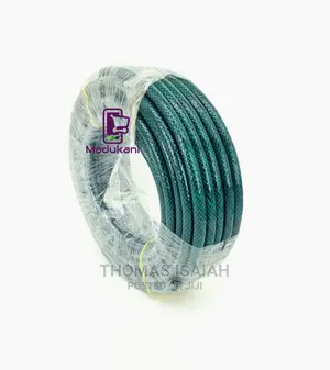15m 3⁄4 Inch Green Braided Heavy Duty Hose Pipe