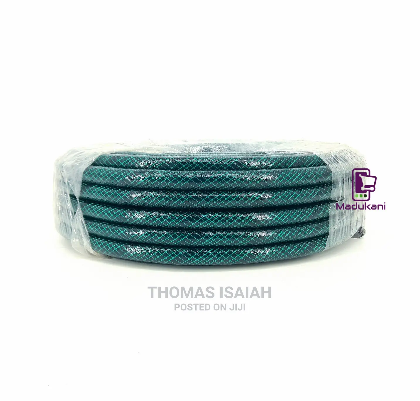 15m 3⁄4 Inch Green Braided Heavy Duty Hose Pipe
