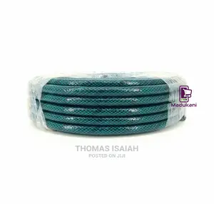 15m 3⁄4 Inch Green Braided Heavy Duty Hose Pipe
