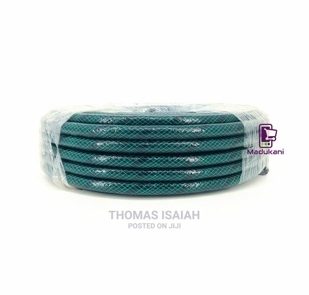 15m 3⁄4 Inch Green Braided Heavy Duty Hose Pipe - thumbnail 4