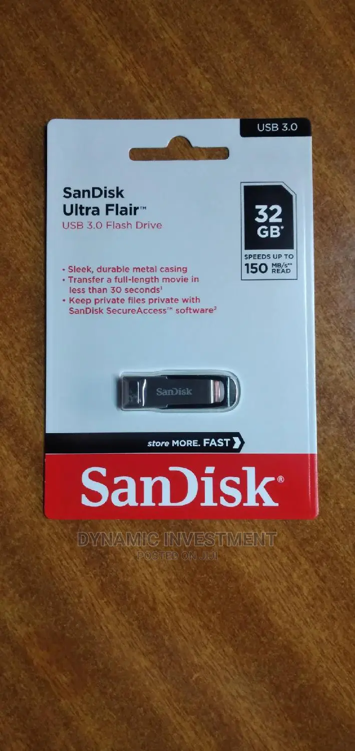 32 Gb Ultra Flair Sandisk Flashdisks