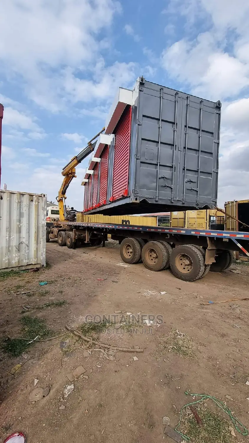 40ft Highcube Converted Into 5 Business Shops