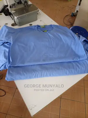 Sky Blue Cotton T-Shirts