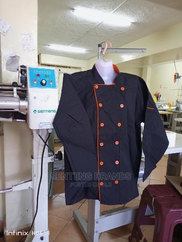 Black Decorated Chef Jackets - thumbnail 2