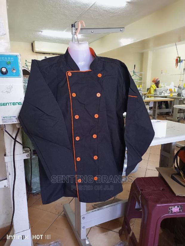 Black Decorated Chef Jackets - thumbnail 3