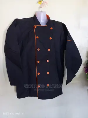 Black Decorated Chef Jackets