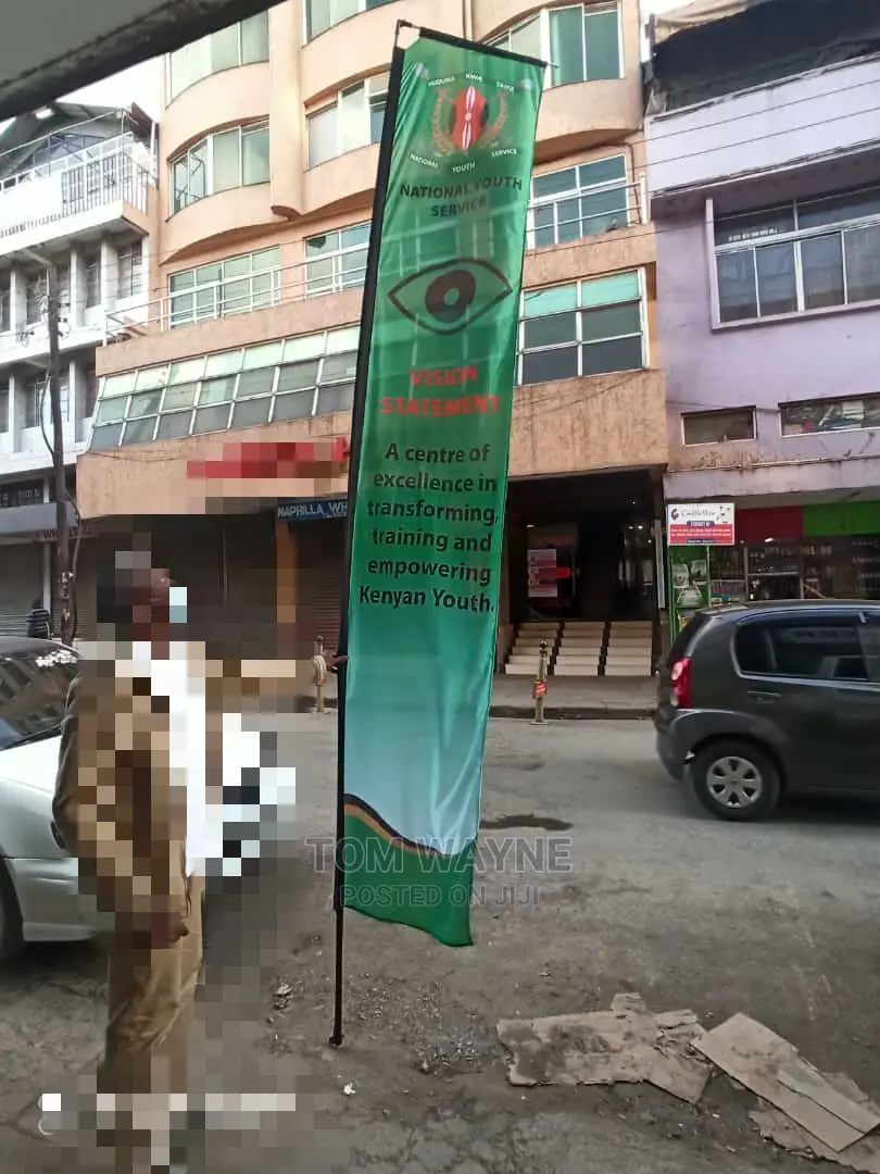 Telescopic Flag 4.5M Complete Flag and Stand